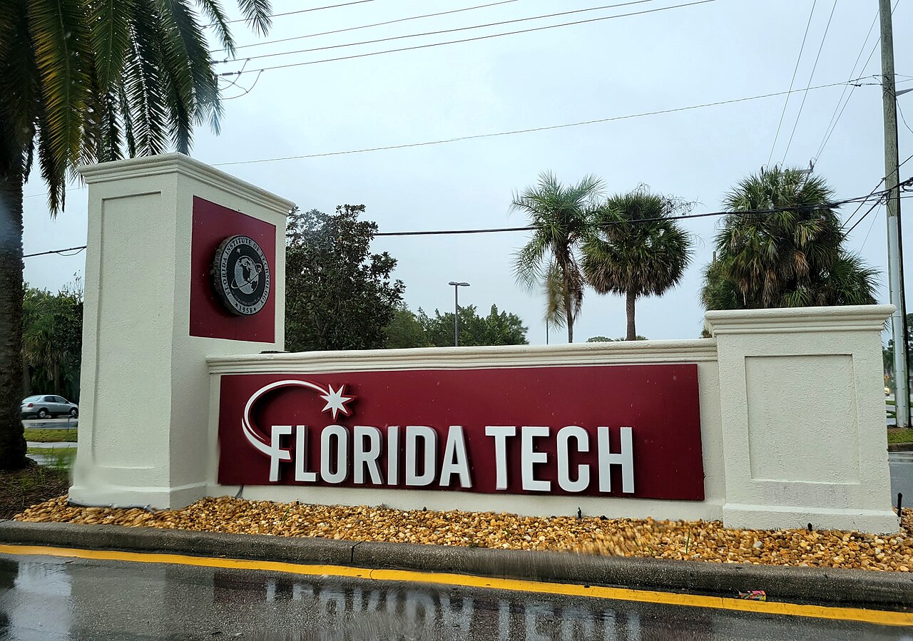 Florida Tech entrance signage, Florida Institute of Technology