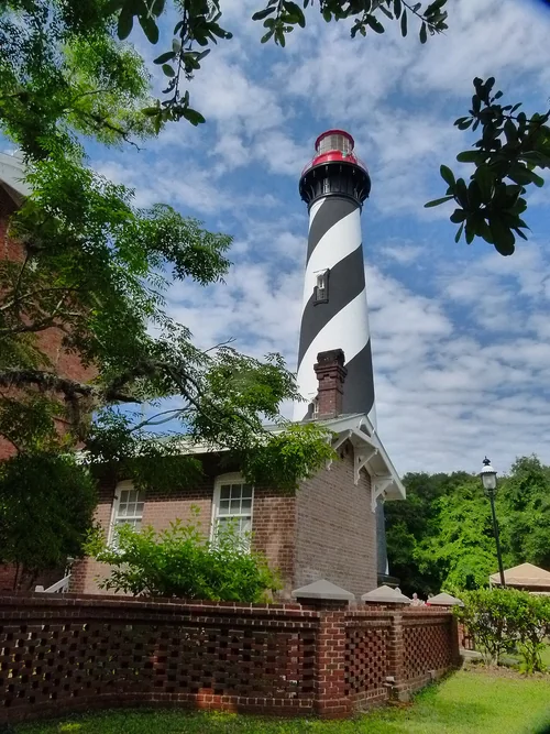 St. Augustine Lighthouse located in Florida, Anastasia Island